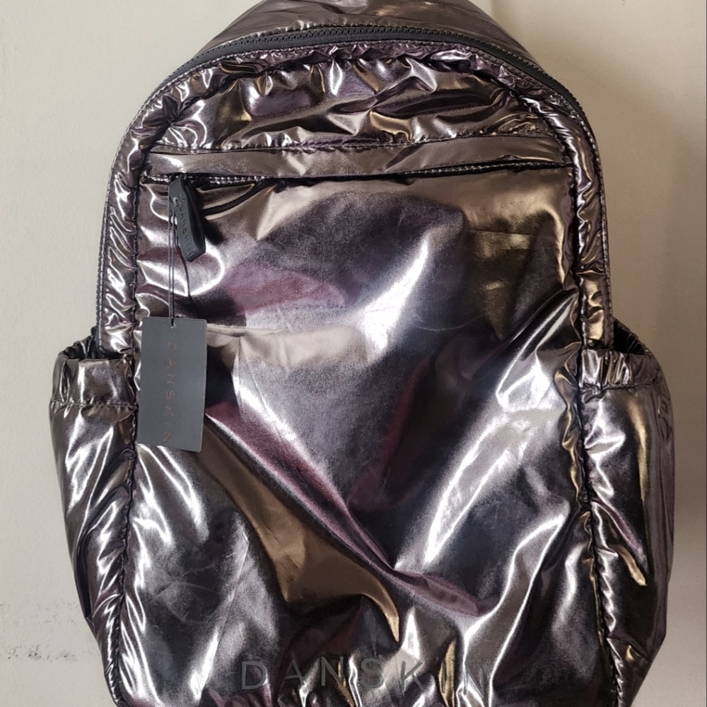 NWT DANSKIN "LOWRY" LARGE GUNMETAL BACKPACK MSRP:$85